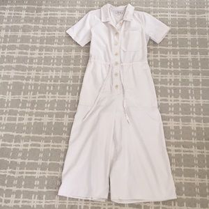 Madewell White Jumpsuit